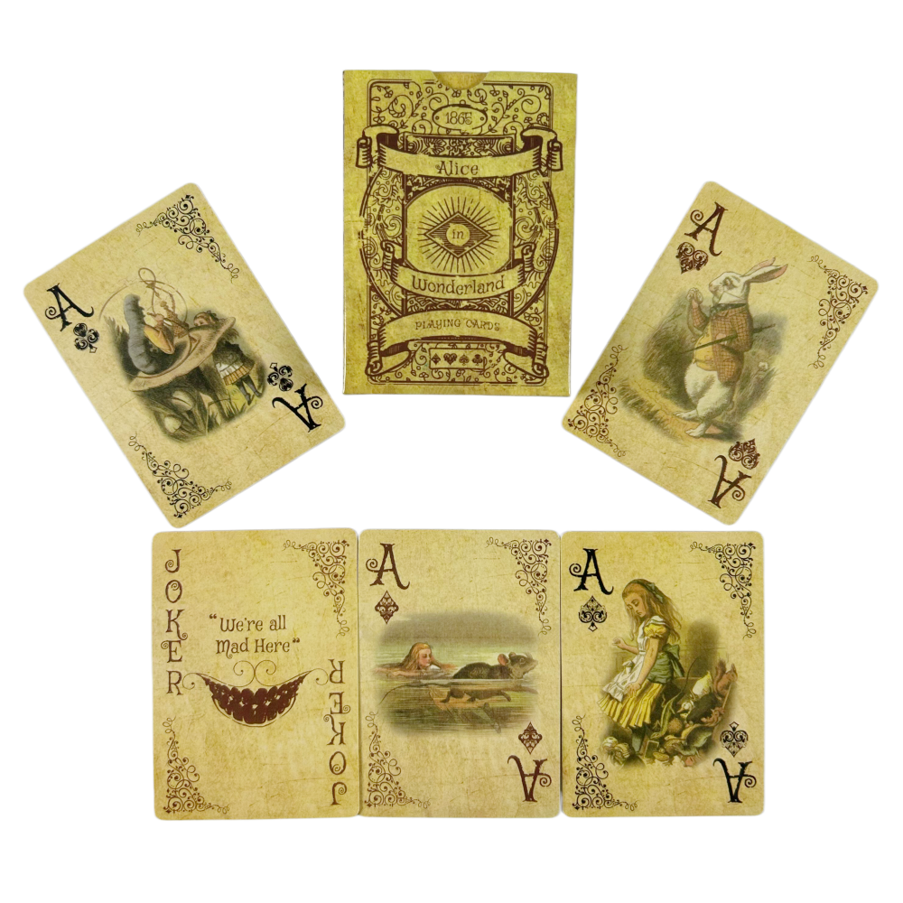 Board Game Vantage - 1/3/5Set Vintage Style Playing Cards Alice