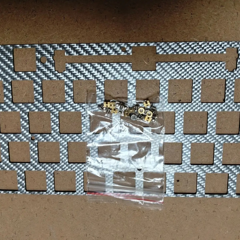 Board Game Pc - Wooting60HeV2 Carbon Fiber Positioning Board GH60