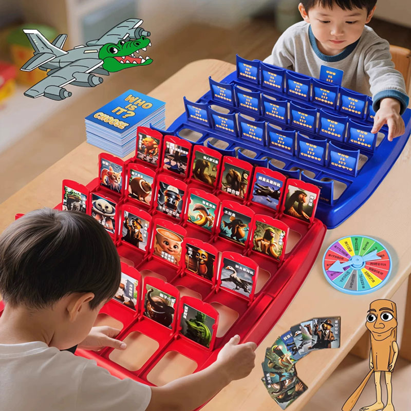 Board Game Guess Who - Tung Tung Sahur Tralarero Tralala Italian
