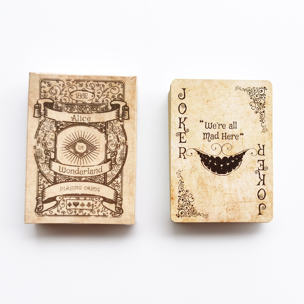 Board Game Vantage - Vintage Style Playing Cards Alice in