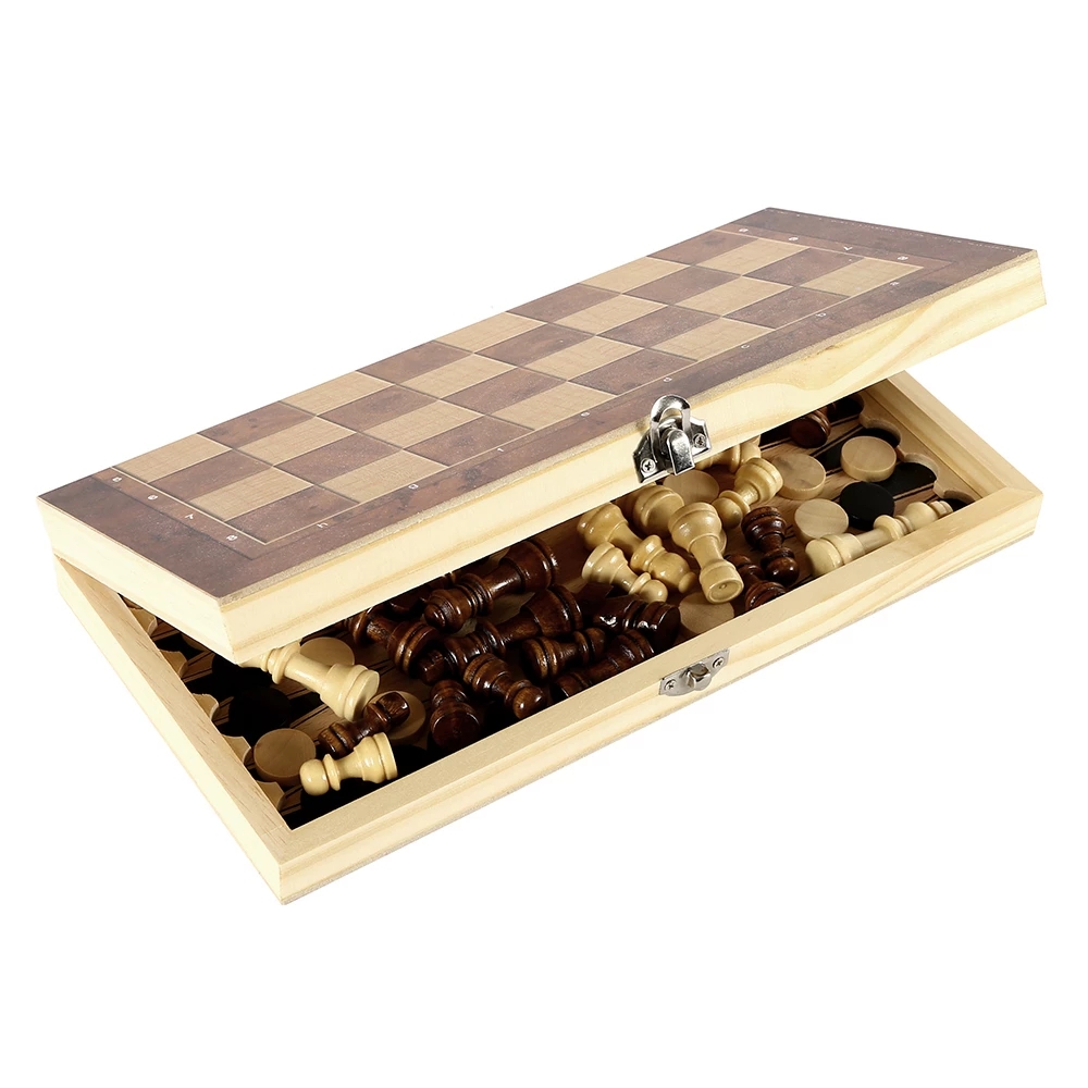 3 in 1 Chess Board, Folding Wo - Board Game Vantage ulasan dan harga