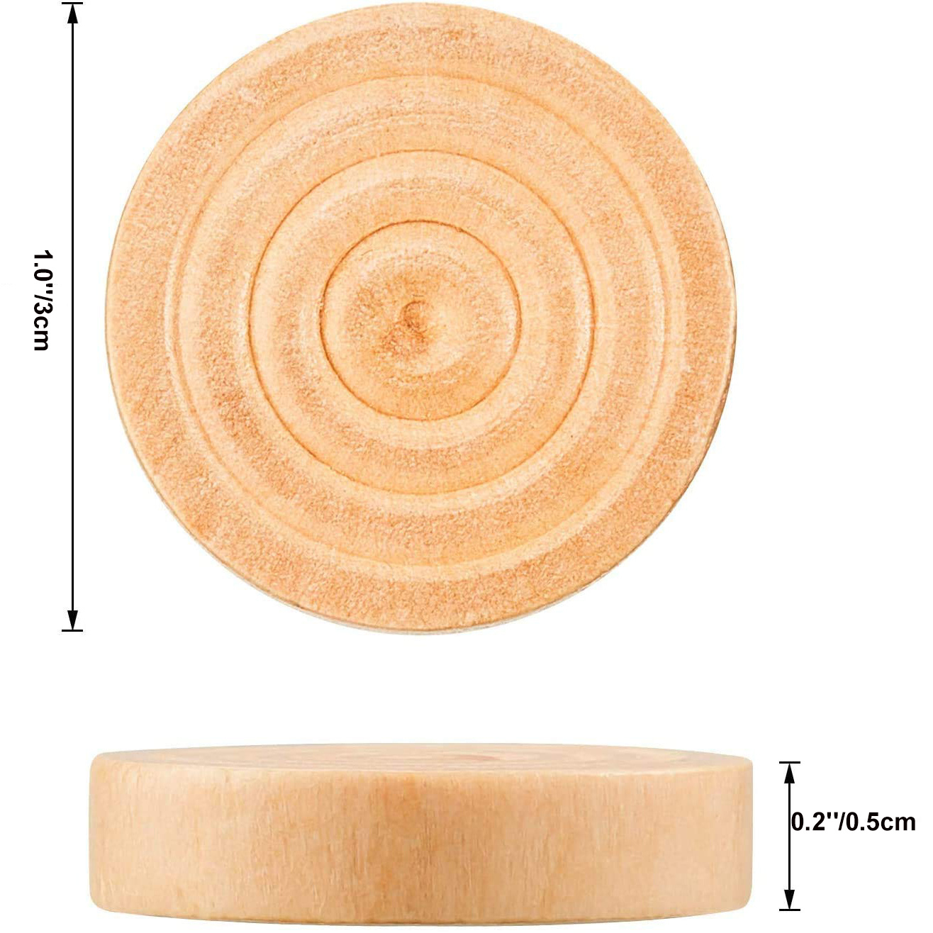 30Pcs/set Wooden Round Checker - Board Game Vantage ulasan dan harga