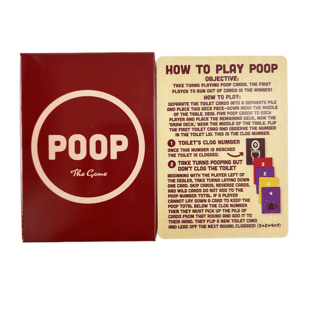 1 PC Poop The Game Cards Board - Board Game Night ulasan dan harga