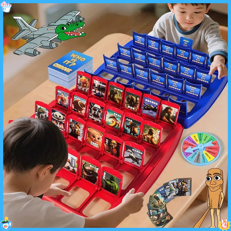 Guess Who I Am Game Italian Br - Board Game Guess Who ulasan dan harga