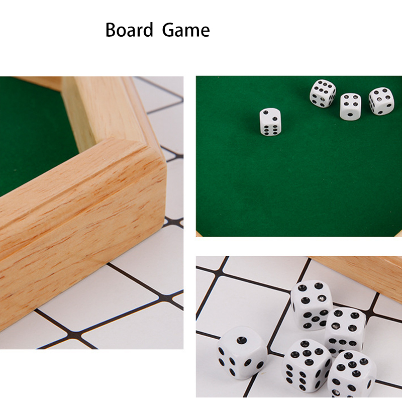 Wooden Octagonal Board Game wi - Board Game Night ulasan dan harga