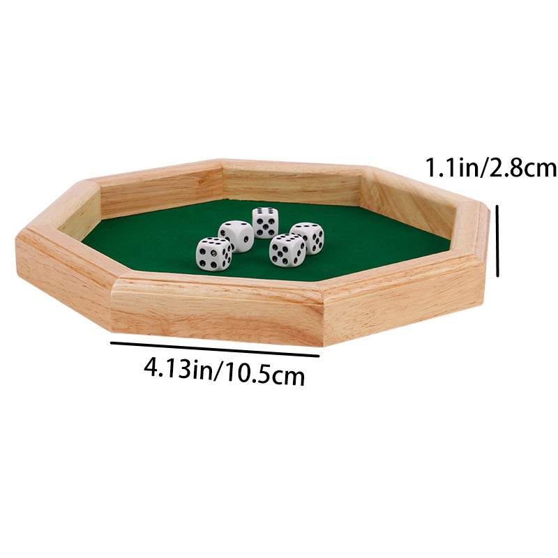 Wooden Octagonal Board Game wi - Board Game Night ulasan dan harga