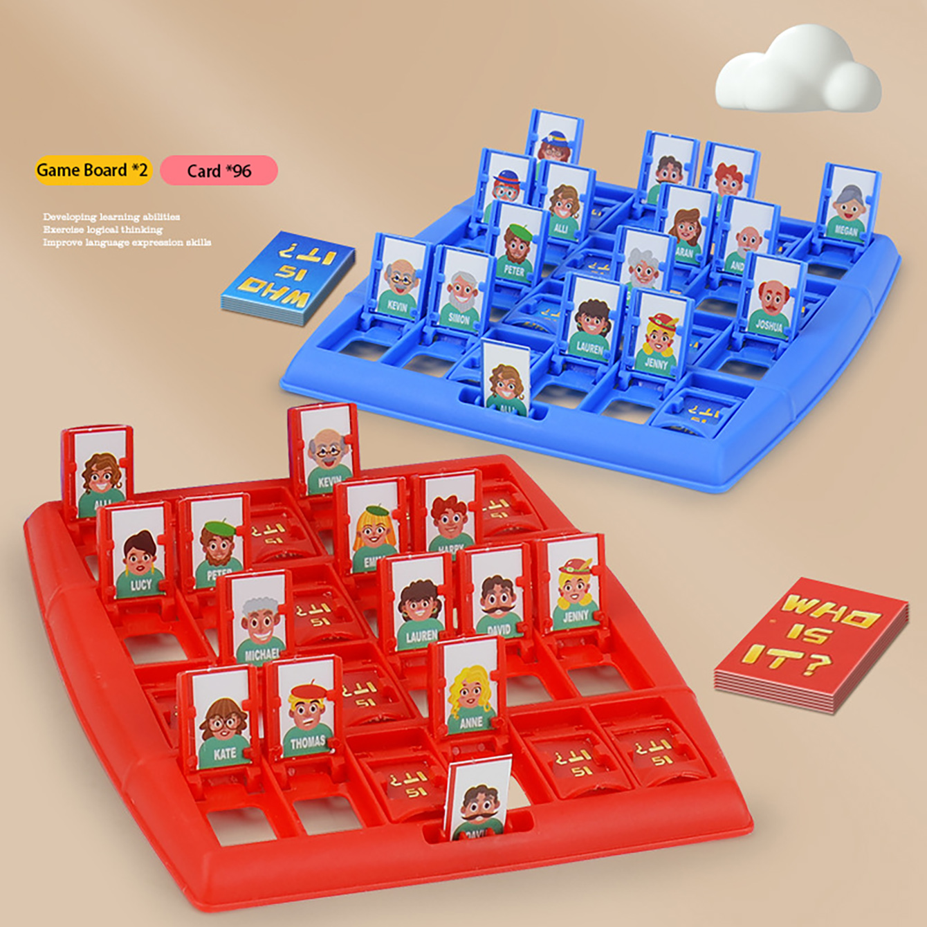 Family Guessing Board Game Who - Board Game Guess Who ulasan dan harga