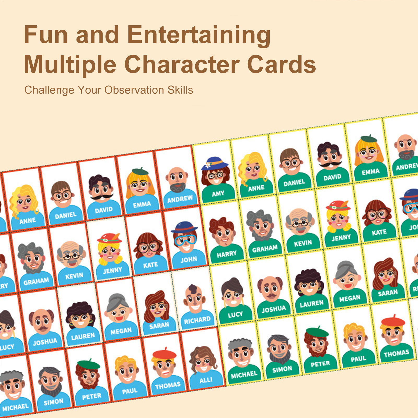 Two-Player Educational Toy Int - Board Game Guess Who ulasan dan harga