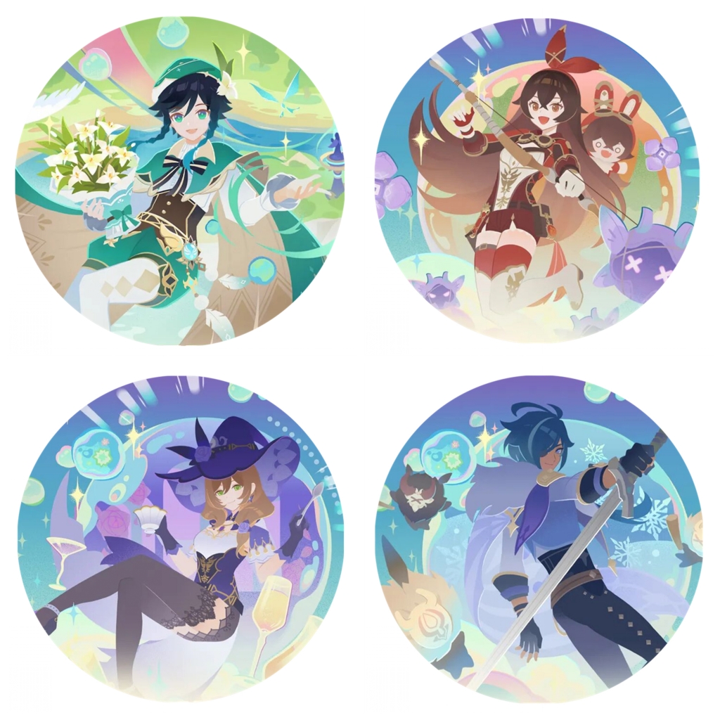 58mm Game Genshin Impact Homew - Board Game Who Is It ulasan dan harga