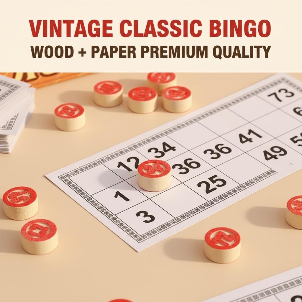 Vintage Russian Lotto Bingo Ga - Board Game Night ulasan dan harga