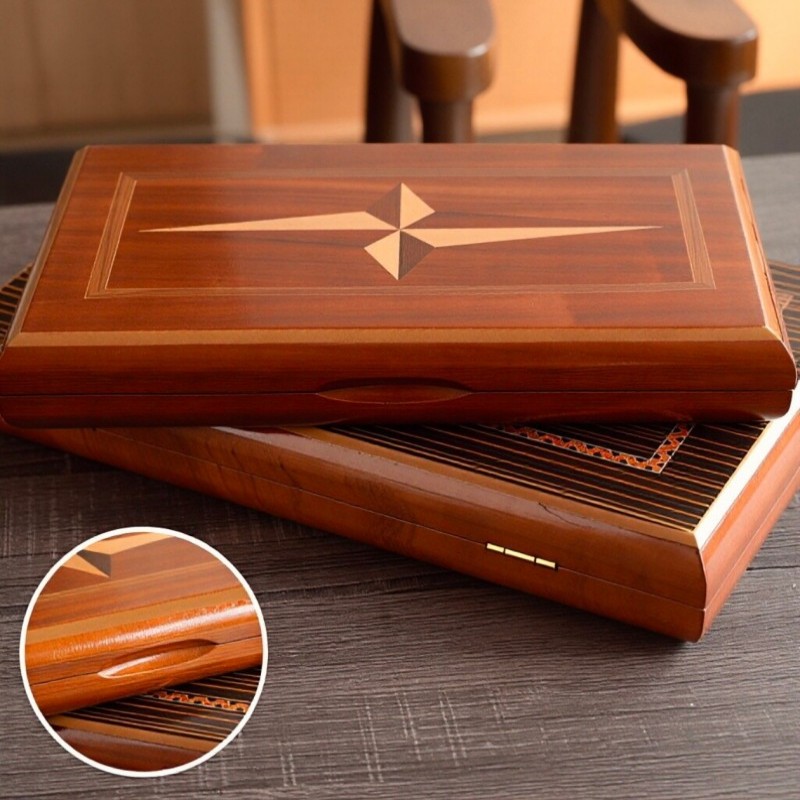 Solid Wood Backgammon 11-19 In - Board Game Vantage ulasan dan harga