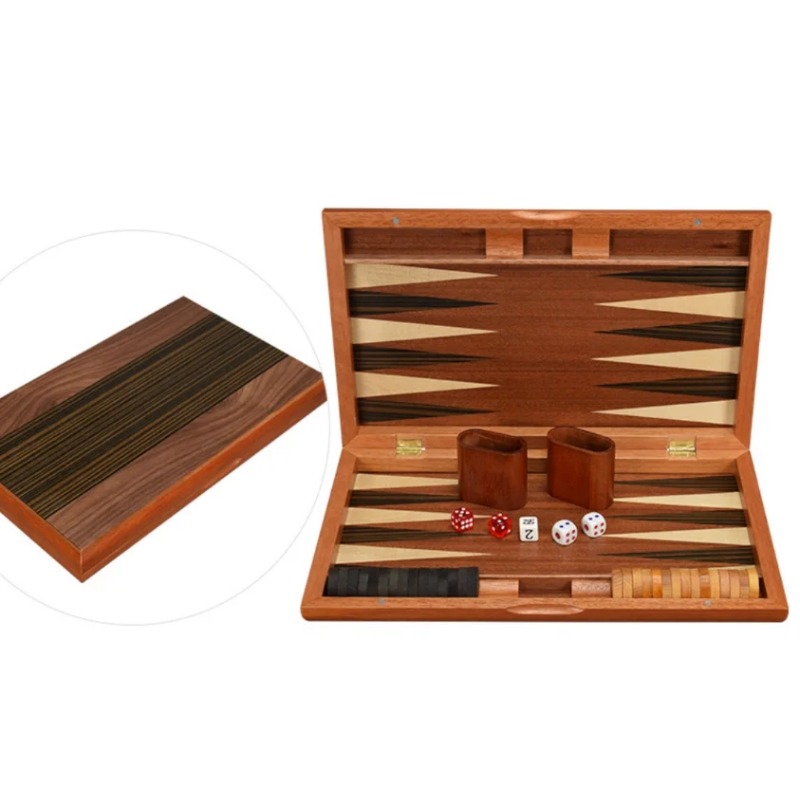 High-quality wooden backgammon - Board Game Vantage ulasan dan harga