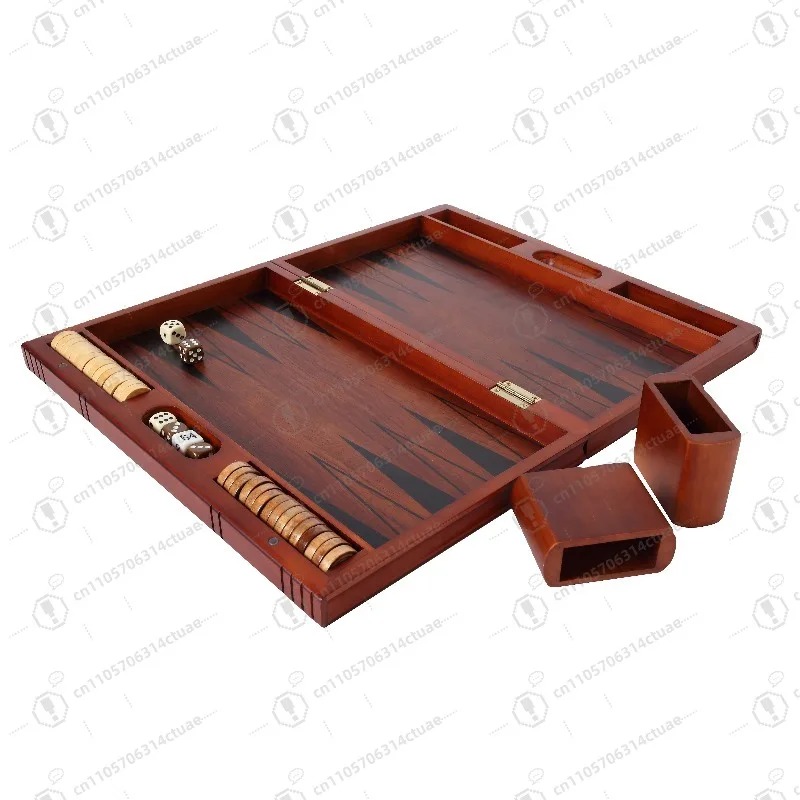 High-quality wooden backgammon - Board Game Vantage ulasan dan harga
