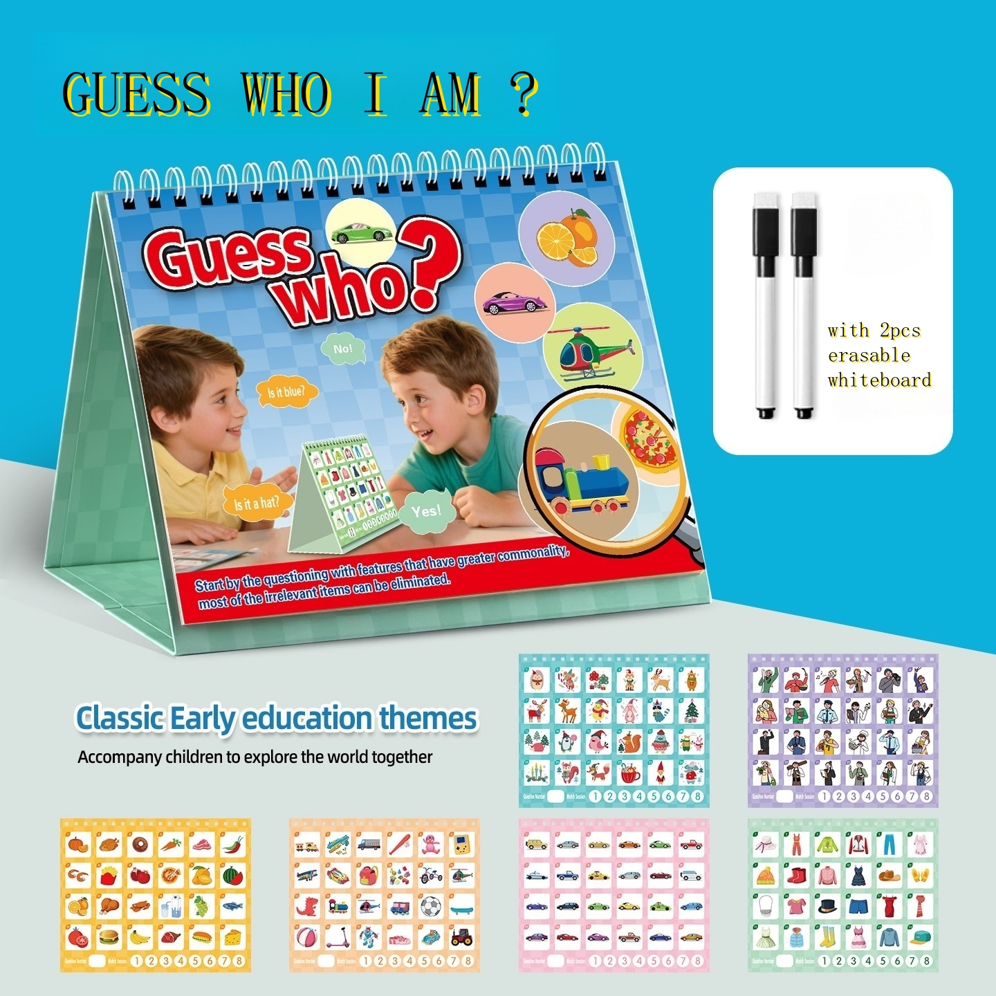 Guess Who I Am Thinking Intera - Board Game Guess Who ulasan dan harga