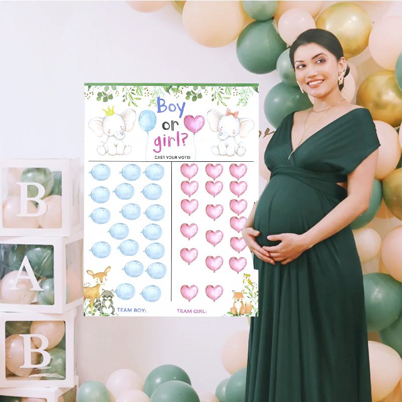 1sets Gender Reveal Game Votin - Board Game Who Is It ulasan dan harga
