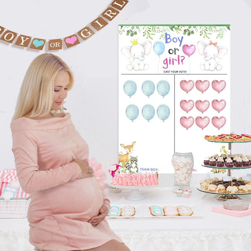 1sets Gender Reveal Game Votin - Board Game Who Is It ulasan dan harga