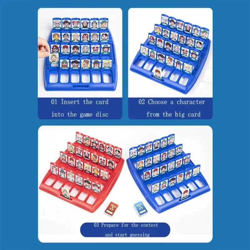 Children Logical Thinking Trai - Board Game Guess Who ulasan dan harga