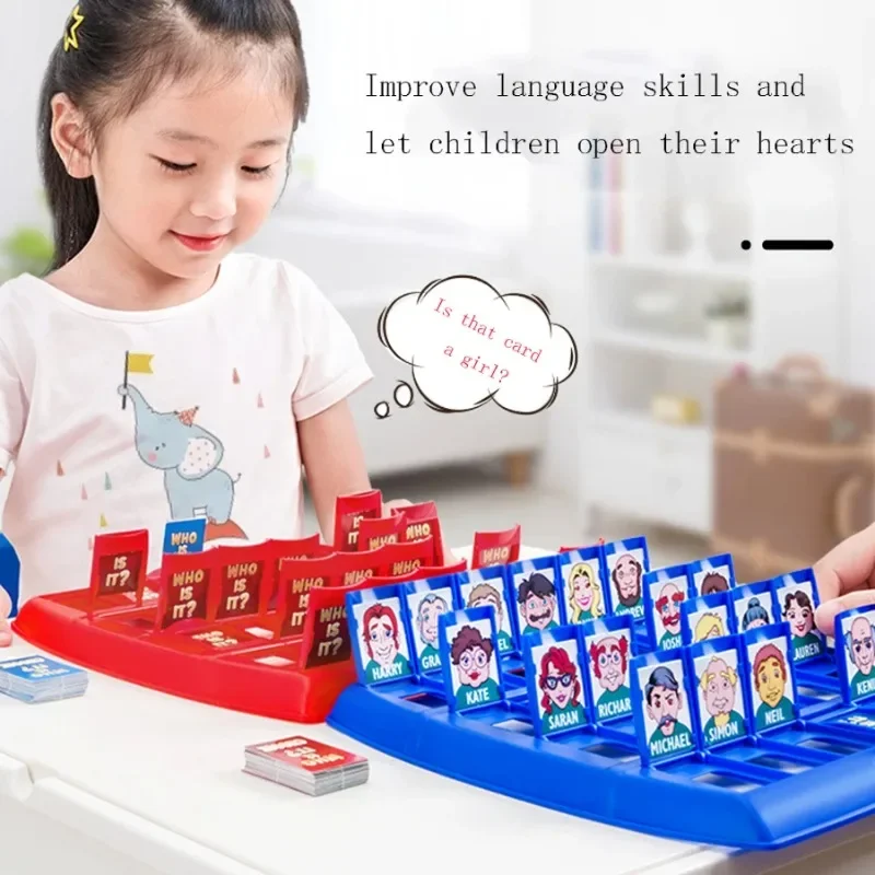 Children Logical Thinking Trai - Board Game Guess Who ulasan dan harga