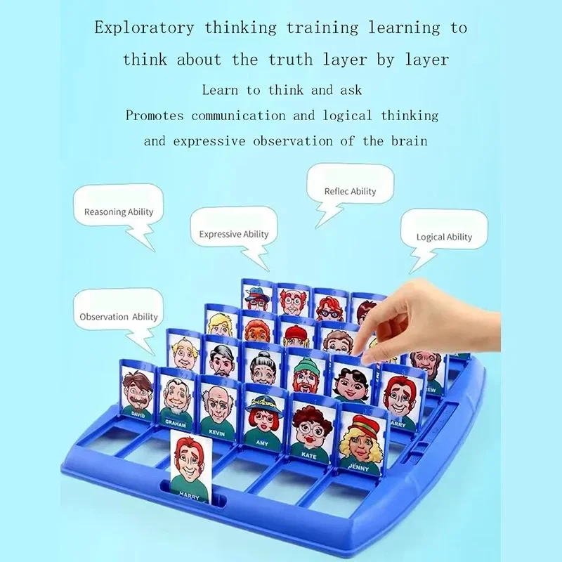 Children Logical Thinking Trai - Board Game Guess Who ulasan dan harga