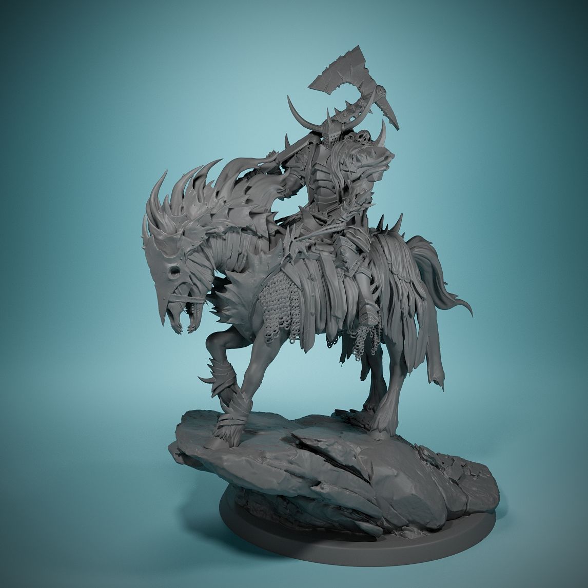 80mm Dark Night Death Horse Bo - Board Game Night ulasan dan harga