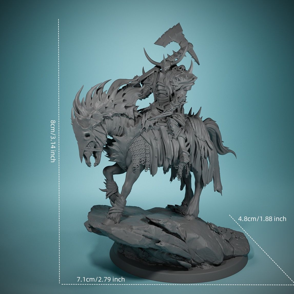 80mm Dark Night Death Horse Bo - Board Game Night ulasan dan harga