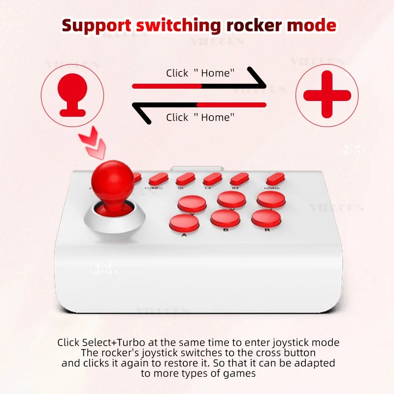 Arcade Joystick Wireless Gamin - Board Game Pc ulasan dan harga