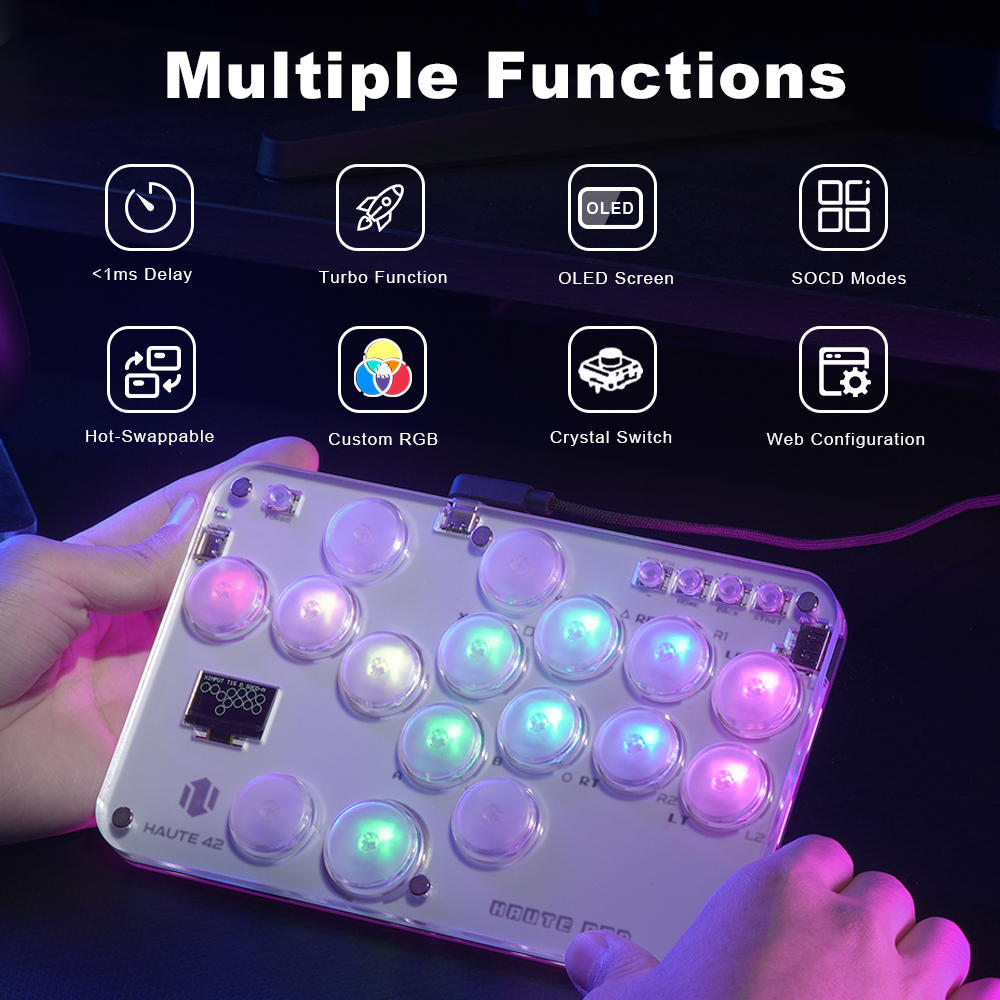 Haute42 Arcade Joystick Hitbox - Board Game Pc ulasan dan harga