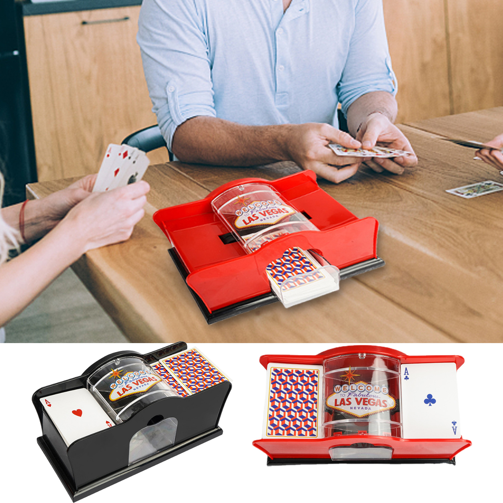 Manual Poker Card Shuffler Shu - Board Game Maker ulasan dan harga