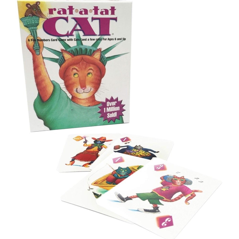 Rat A Tat Cat Fun Numbers Card - Board Game Night ulasan dan harga