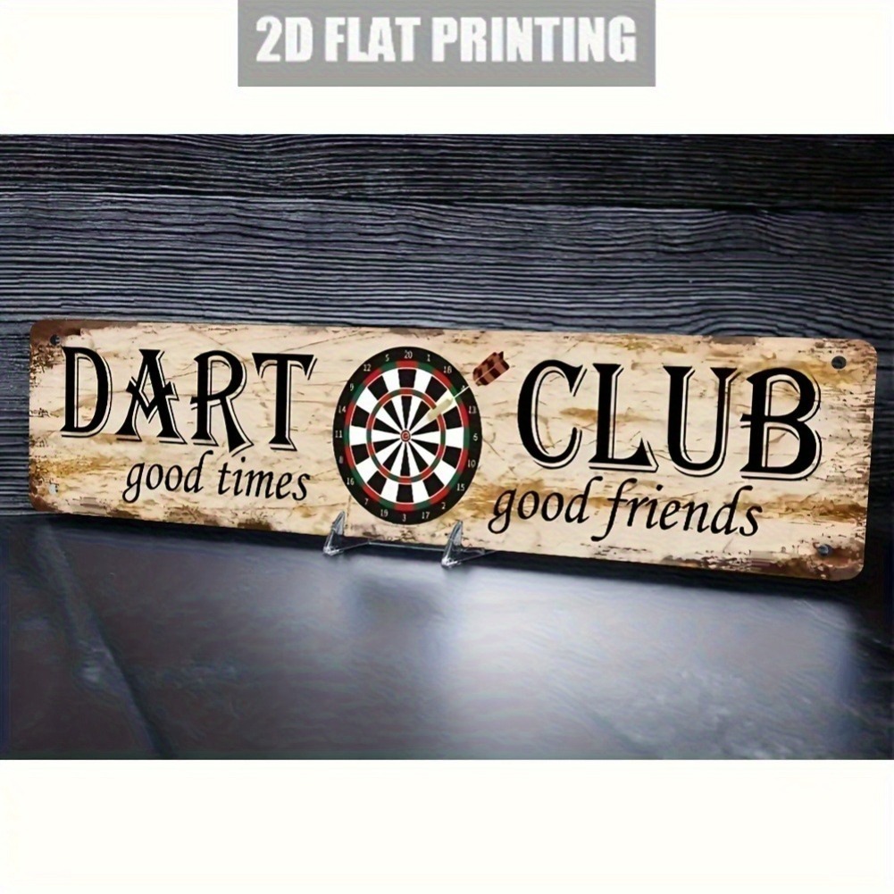 Vintage Darts Club 2D Flat Sla - Board Game Cafe ulasan dan harga