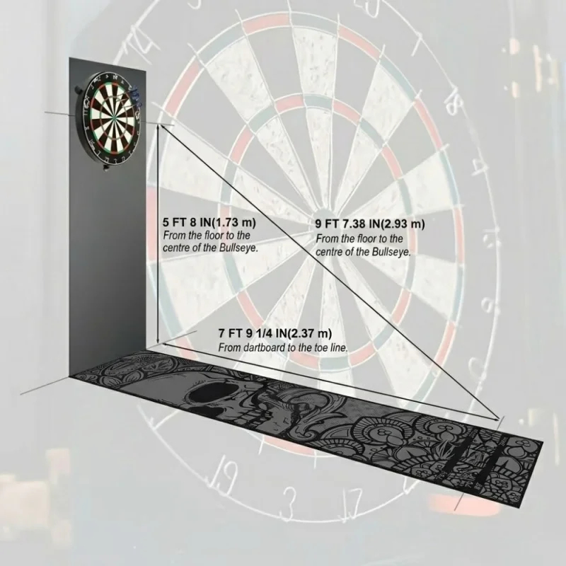 Dart Floor Mat Non Slip Wear R - Board Game Maker ulasan dan harga