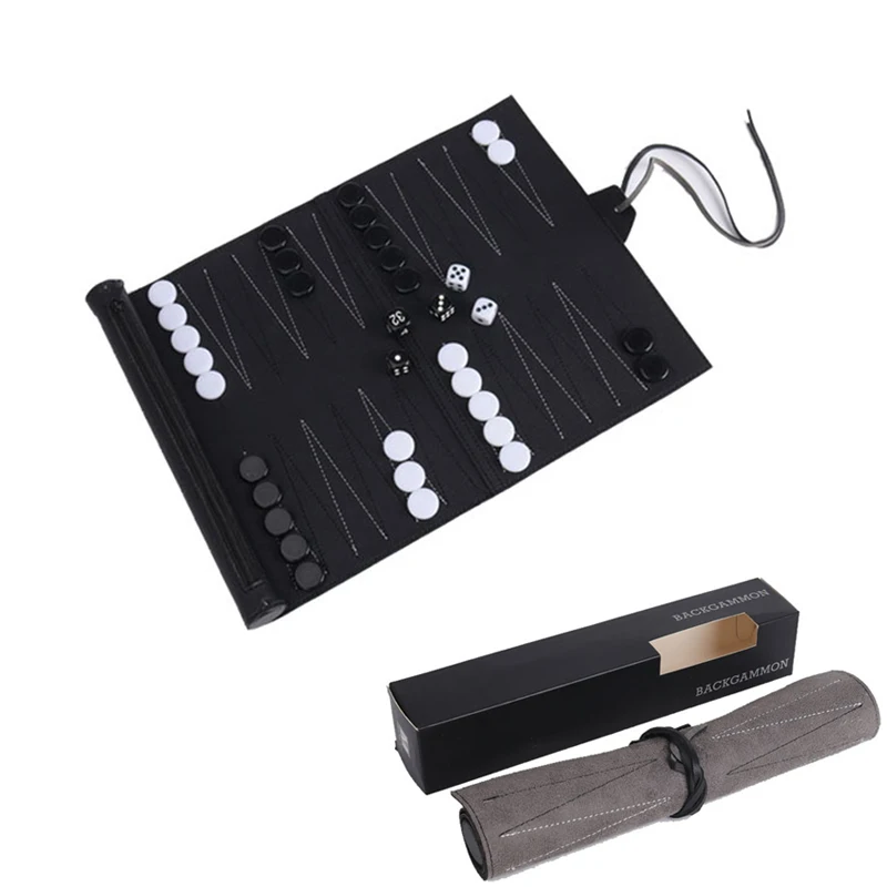 Roll Up Backgammon Sets Portab - Board Game Vantage ulasan dan harga