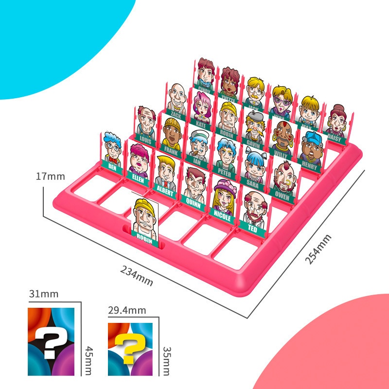 Guess Who I Am Character Guess - Board Game Guess Who ulasan dan harga