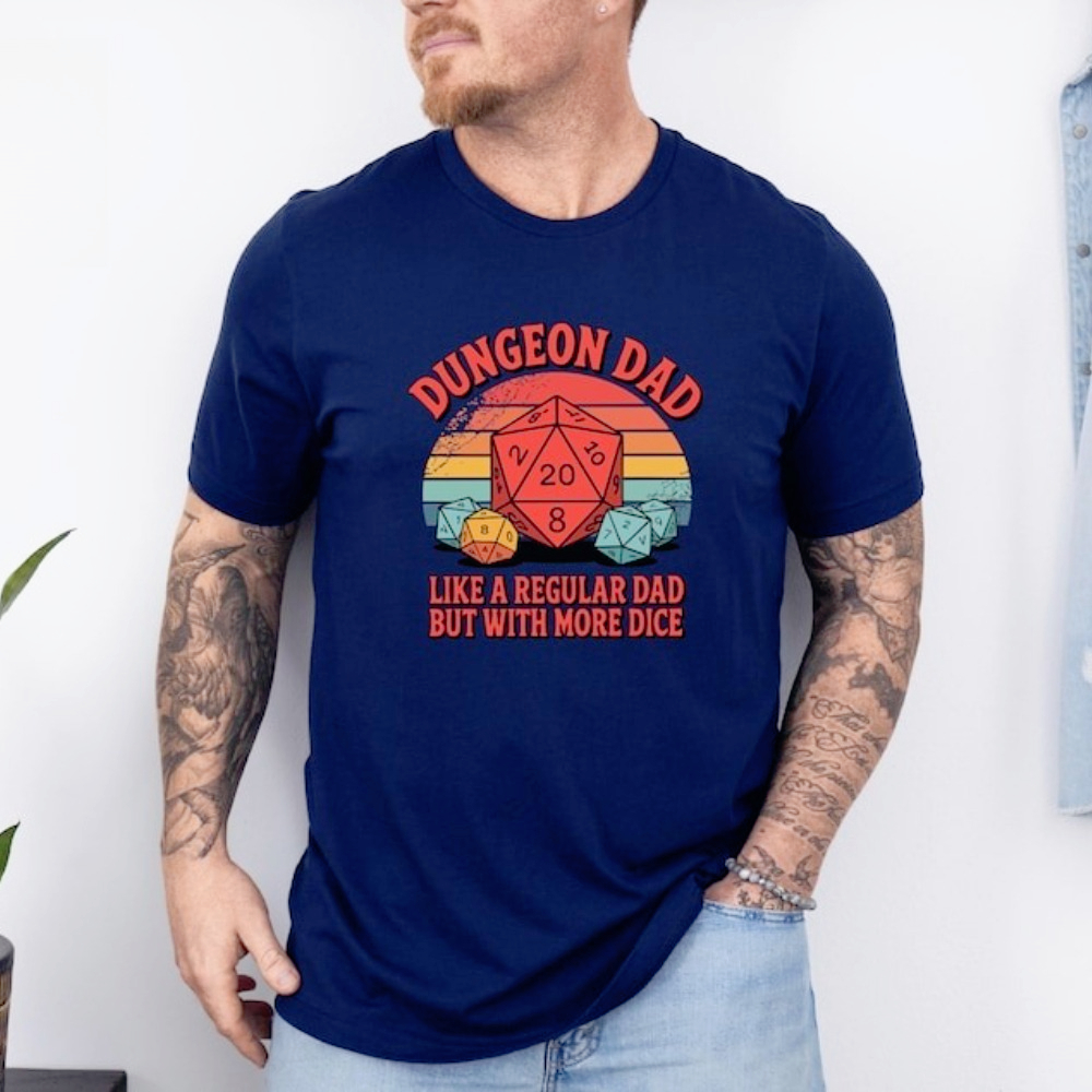 Dungeon Dad Shirt Funny Dungeo - Board Game Night ulasan dan harga