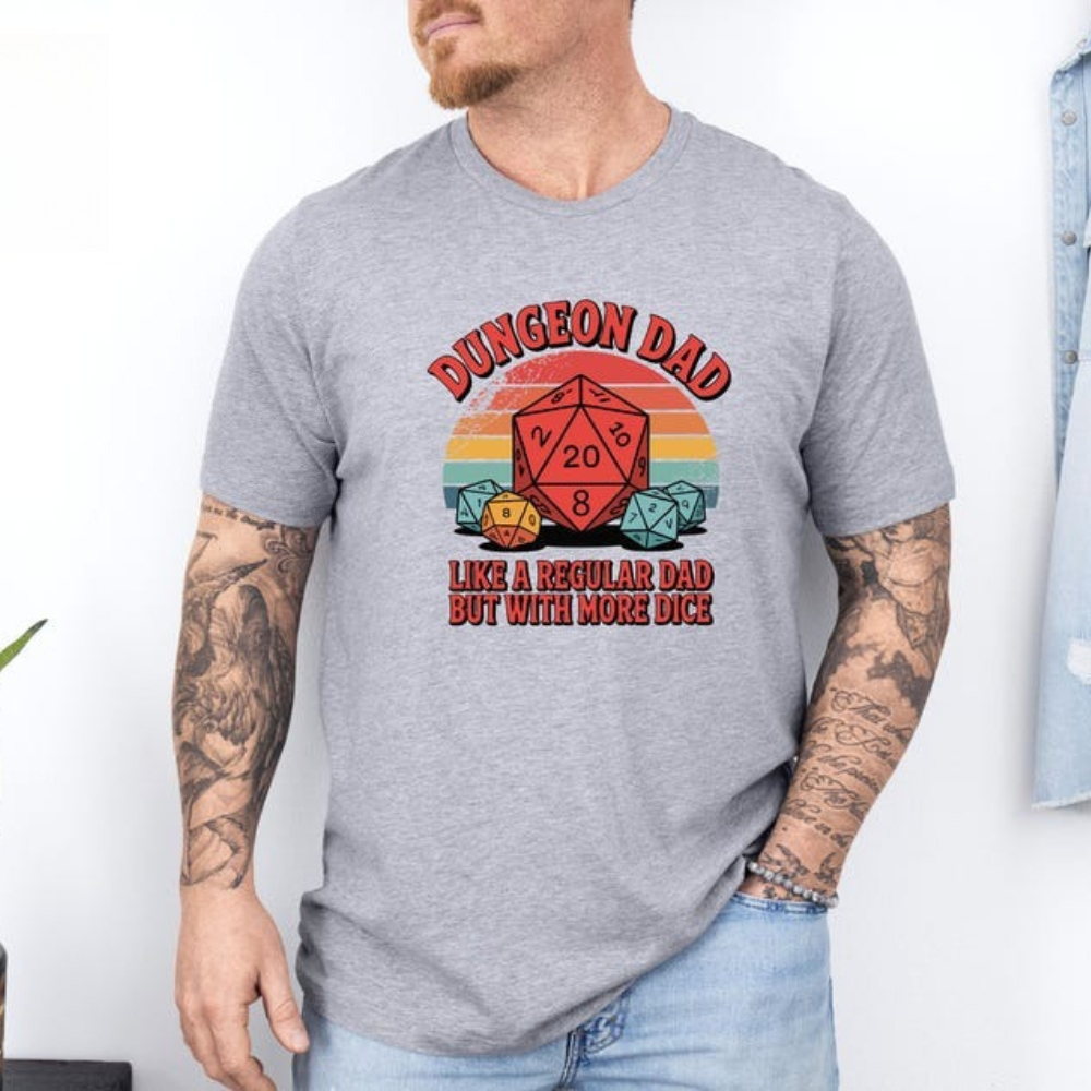 Dungeon Dad Shirt Funny Dungeo - Board Game Night ulasan dan harga